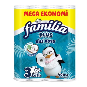Familia Plus Coconut Özlü 40\'lı Tuvalet Kağıdı