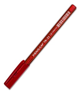  Pensan TR-23 Üçgen Tükenmez Kalem Kırmızı 1 mm