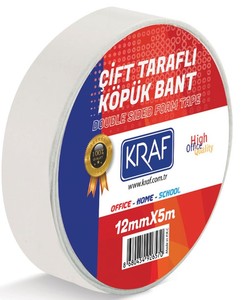  Kraf Köpük Bant 12 mm x 5 Metre